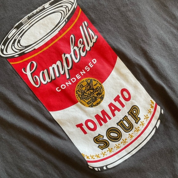 Uniqlo Black Tee with Campbell's Soup Can Design - Picture 4 of 7
